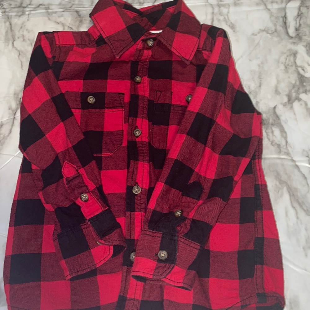 Carter button down buffalo plaid